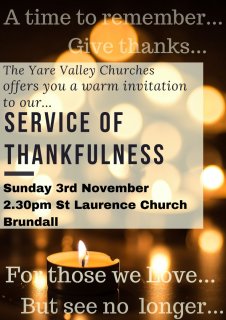 Service of Thankfulness