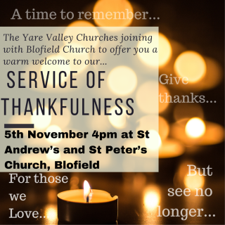 Service of Thankfulness
