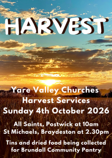 Harvest Services at Yare Valley Churches