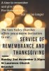 Service of Remembrance and Thanksgiving
